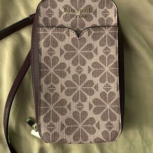 Kate Spade Brown and Cream Belt Bag